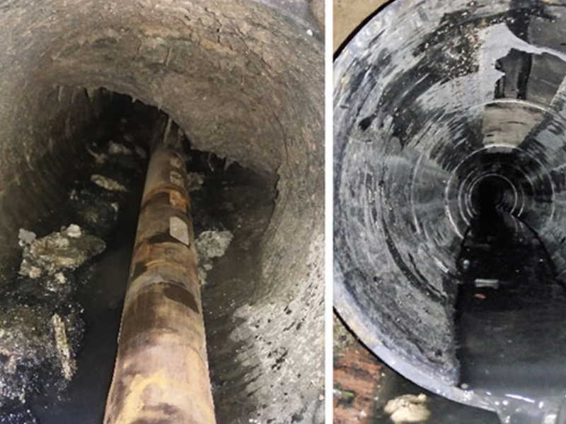 武汉青山区抽粪余家头附近抽污水